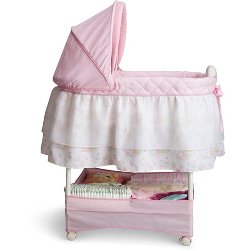 delta children deluxe gliding bassinet
