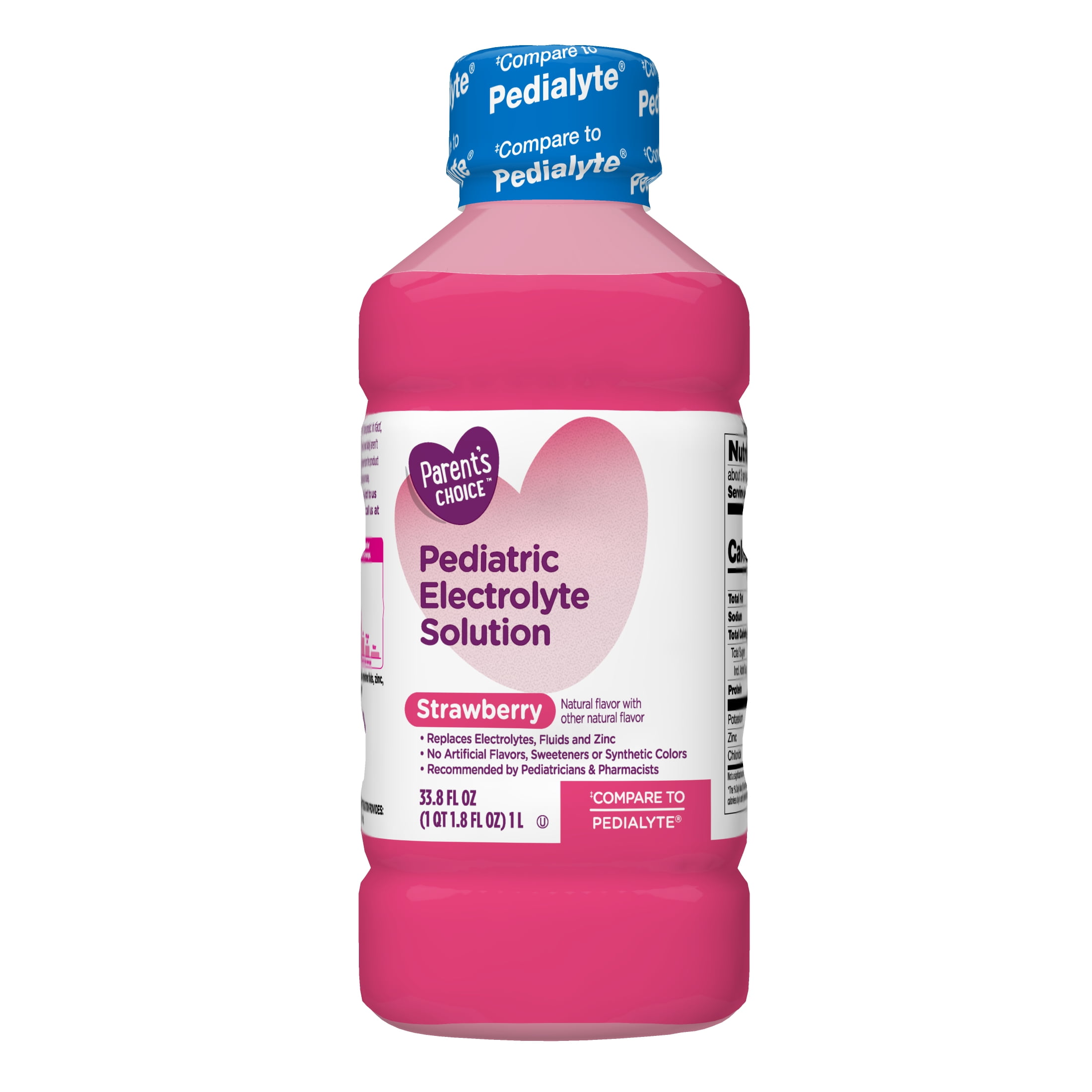 Parent's Choice Electrolyte Solution, Strawberry, 33.8 fl oz Bottle