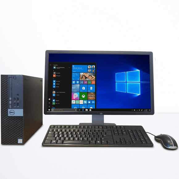Computadora Completa Dell SFF Intel Core i7 6ta Gen 16GB RAM 240GB SSD Monitor 22" Wifi Dell Optiplex 7040 SFF