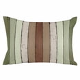 thumbnail image 2 of Sage Green Body Pillow Cover, Pillowcase Protectors with Zipper, Breathable Decorative Throw Pillow Case Cover, Farmhouse Wood Grain Vintage Brown Striped Pillow Shams for Couch Sofa 24x36Inch, 2 of 8