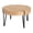 Natural, variant on Creative Co-Op Round Wood Side Coffee Table with Metal Hairpin Legs, Black and Natural