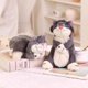 thumbnail image 2 of Angry Cat Domineering Kitten Pencil Bag Pen Package Case Plush Toy Stuffed Doll Cartoon Animal Student Stationery Boy Girl Gift, 2 of 5