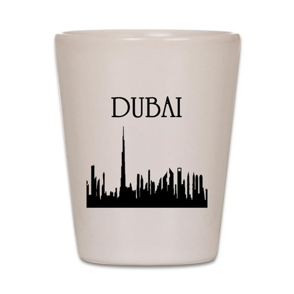 CafePress - Dubai - White Shot Glass, Unique and Funny Shot Glass