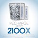 thumbnail image 4 of Panasonic 2100 Nuevo Ciclo Ni-MH Pre-Charged baterías Recargabl, AAA, 16 -Pack, 4 of 5