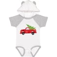 thumbnail image 3 of Inktastic Christmas Vintage Truck with Christmas Tree Boys or Girls Baby Bodysuit, 3 of 5