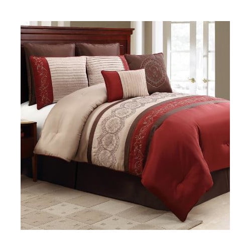 8Piece Morocco Comforter Set, Queen