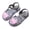White, variant on Sparkle Sandals for Girls Jelly Glitter Shoes Transparent Slip Resistant Princess Beach Casual Summer Outdoor Footwear Purple Color Size 32