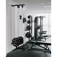 thumbnail image 7 of Wall Mount Cable Station,Cable Crossover Machine with Dual Pulley System and 19 Adjustable Positions,LAT Pulldown Machines  with Adjustable Footplate for Home Gym Fitness Equipment, 7 of 7