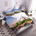thumbnail image 4 of Bedding Set for Adult cm Eiffel Tower Duvet Cover Buildings Microfiber Bedding Set + 2 Pillowcases, 4 of 5