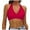 RD1, variante sur AWZXDE Hauts de Maillot de Bain pour Femmes pour Femmes Couleur Unie Col Licou Rehausseur Design Décolleté en V Profond Élastique Haut de Bikini Décontracté Seulement Vert,TG