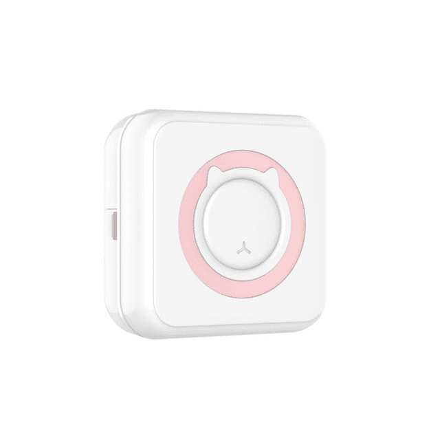 Mini Label Makers,Sticker Maker Machine Portable Wireless Bluetooth Thermal Printer, Label Maker Machine with Tape for Home Organization(Pink)