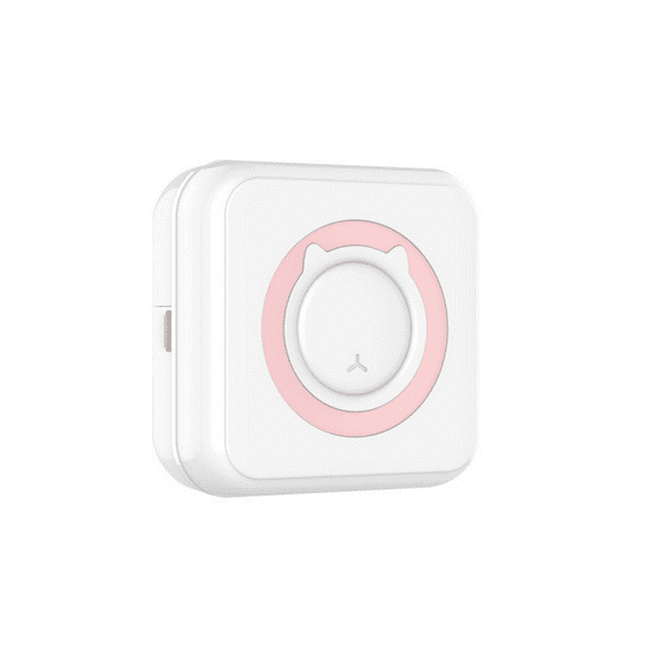 Mini Label Makers,Sticker Maker Machine Portable Wireless Bluetooth Thermal Printer, Label Maker Machine with Tape for Home Organization(Pink)