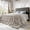 Gray, Nubby Fabric, variant on Einfach Queen Bed Frame, Platform Bed with Upholstered Adjustable Headboard, White, Nubby Fabric