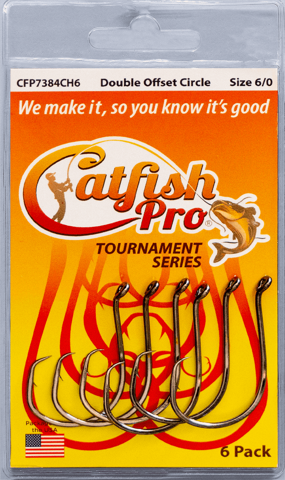 Catfish Pro Tournament Series Double Offset Circle Carbon Steel Fishing
