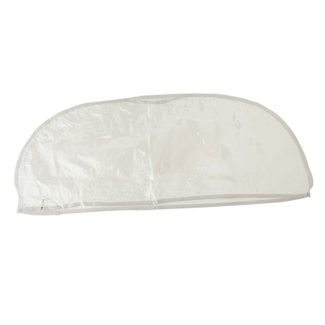 9" x 24", 2 Gauge Men's Sewed Vinyl - Crystal Clear Color,Pack Size - 1000