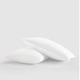 thumbnail image 2 of NY&C Home Cotton Shell Pillow White Duck Feather Filling, White, 20" x 28", 2 of 3