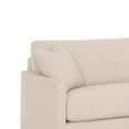 thumbnail image 3 of Benjara 86 Inch Fabric Upholstered Sofa with Track Armrests, Cream, 3 of 5