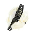 thumbnail image 5 of Unique Bargains 1 Pc Elegant Double Row Roses Hair Clips Beige Black, 5 of 5