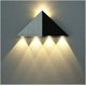 thumbnail image 1 of Lámpara mini de diseño simple y moderno con forma de triángulo, aplique LED de varios colores para sala de estar, pasillo, patio, porche, 235 x 118 x 30 mm, 1 of 7