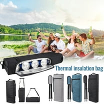 OEFNTAC Golf Bag Beer Sleeve Cooler Insulated Can Holder for Golf Portable Refrigerated Drink Pocket for Red Wine Beverages