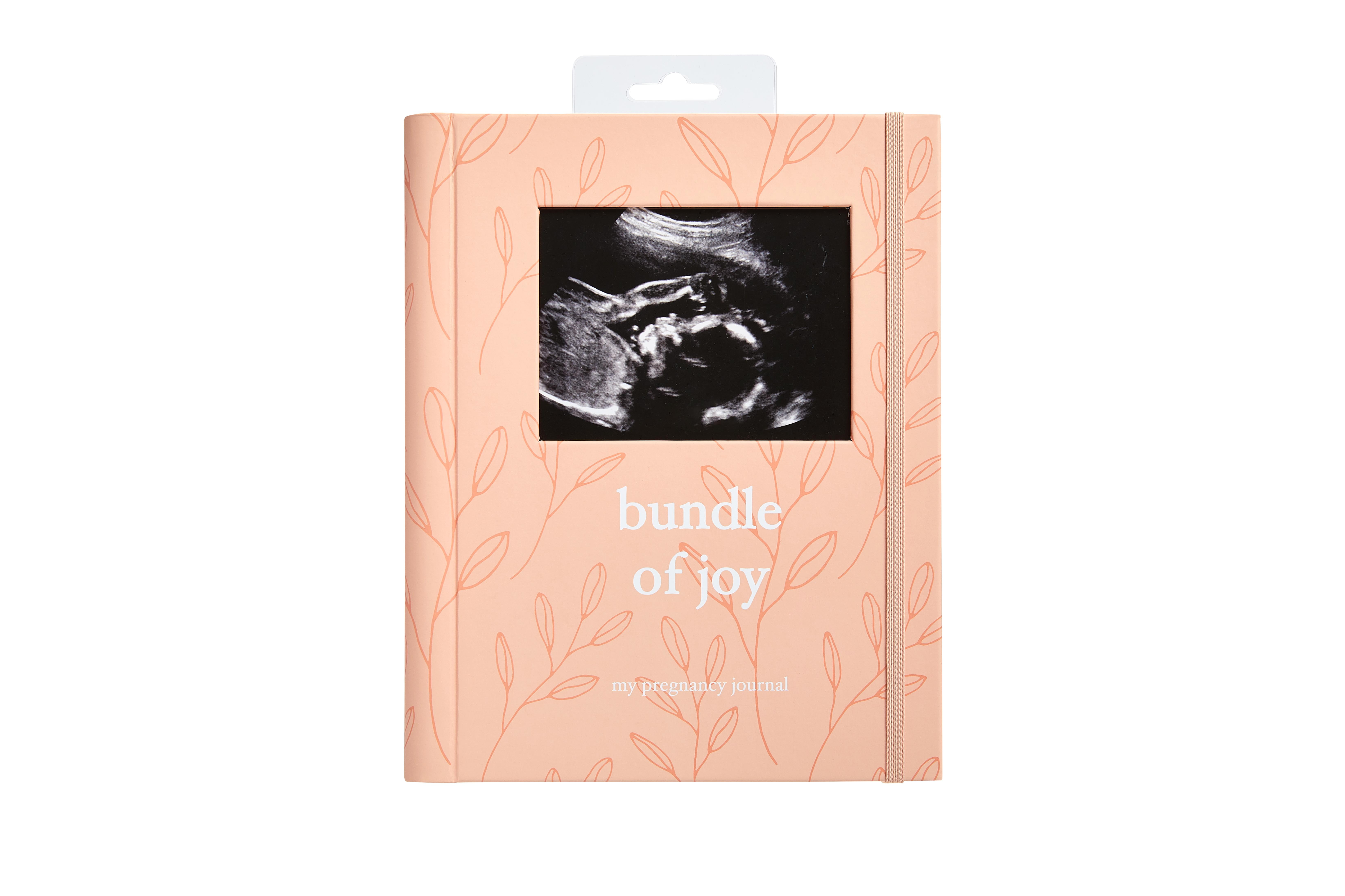 Little Pear Bundle of Joy Pregnancy Journal, Keepsake Pregnancy Memory Book with Sonogram Photo Insert