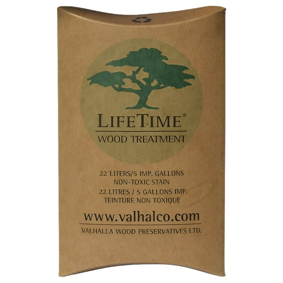 Valhalla Wood Preservatives Life Time Wood Treatment Finish, 5 Gallon