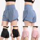 thumbnail image 5 of Pantalones cortos de yoga 2 en 1 para mujer Cintura alta Cintura ancha Tejido transpirable, 5 of 8