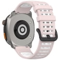 thumbnail image 4 of 22mm Smart Sports Watch Two-Color Silicone Replacement Strap, Breathable, Lightweight, Sweat & Water Resistant, Versatile for Various Occasions, 4 of 5