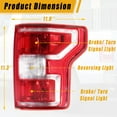 thumbnail image 2 of Luz trasera Boine F150 compatible con Ford F-150 2018-2020, 2 of 8