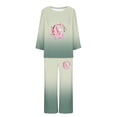 thumbnail image 3 of Jamicy Sleepwear for Women Breast Cancer Awarenes 2 Piece Sets Pink Ribbon Month Shirts Pants Survivor Inspirational Pajamas Sets, 3 of 3