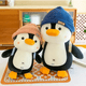 thumbnail image 4 of 2Pingüinos Negro Blanco Peluche Gorro Lab.G, Rosa/Azul, 4 of 5
