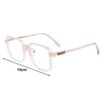 thumbnail image 5 of Blue Light Blocking Glasses Unisex Large Frame Clear View Strong Hinge Transparent with Brim Eye Protection Clear Bluelight Glasses Spectacles Eyewear, 5 of 8