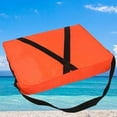 thumbnail image 1 of Throwable Flotation Device, Type IV - 18x14 Inch High Buoyancy Foam Emergency Flotation Device with Quick-Release Strap for Man Overboard Rescue & Boat Safety(1pcs), 1 of 5