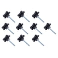 thumbnail image 1 of Taytools 774007 Lot 10 each 1/4 20 Male Thread Star Knobs 2 inch Diameter with 2 inch Long Threaded Post, 1 of 4