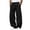Black, variant on Men's Solid Color Pocket Drawstring Elastic Waist Casual Fashion Jogger Pants