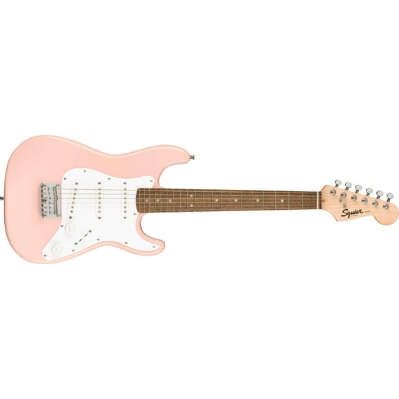 Guitarra eléctrica Squier Mini Stratocaster concha rosa