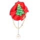 thumbnail image 1 of Broche de Navidad, detalles exquisitos Broche de gorra de árboles de Navidad para vacaciones de NavidadJewelry Fyydes Descripción de la referencia, 1 of 6