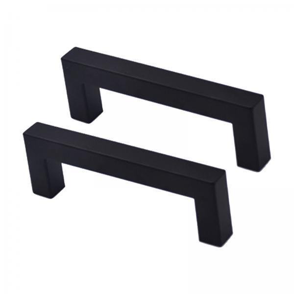 jifeng 10x2Pcs Poignées de Tiroir Armoire Chevet Commode Étagère Porte Armoire Poignées Noir