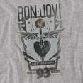 thumbnail image 2 of Bon Jovi Keep The Faith Women's T Shirt, Athletic Heather, X-Large, 2 of 6