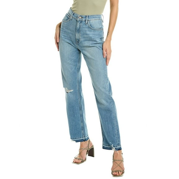 HUDSON Jeans womens Jade Harmonic High-Rise Straight Jean, 24, Blue