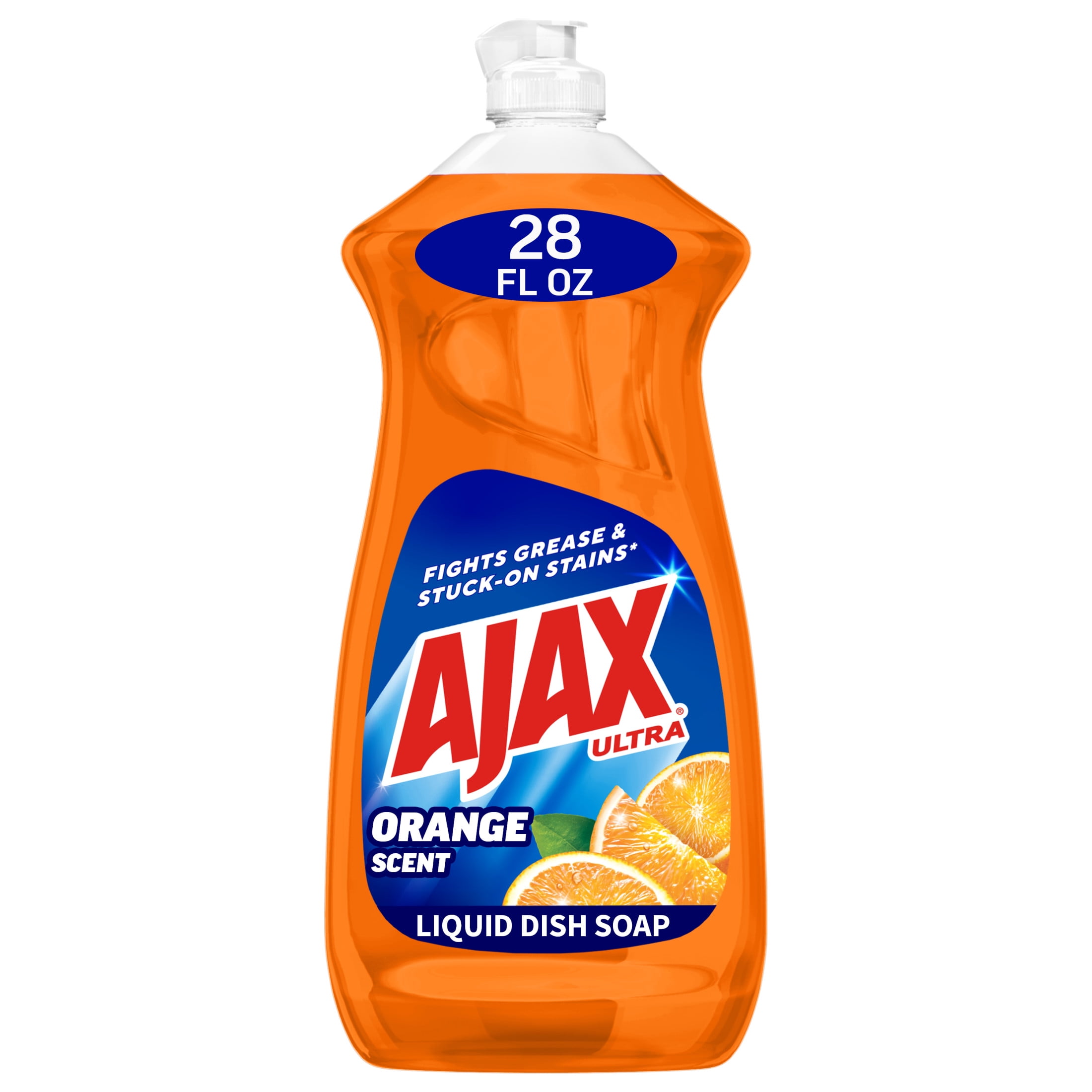 Ajax Ultra Orange Scent Liquid Dish Soap, (2 x 28 fl oz) 2 Pack Bottles