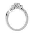thumbnail image 2 of 1/4 Carat Diamond Twisted Engagement Ring in 14K White Gold (Ring Size : 4.5) (I1-I2 Clarity), 2 of 5