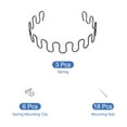 thumbnail image 3 of Unique Bargains 3Sets Upholstery Spring Replacement Kits, 23.62" Sagging Cushions Repair Kit with Clips Nails for Furniture, 3 of 7
