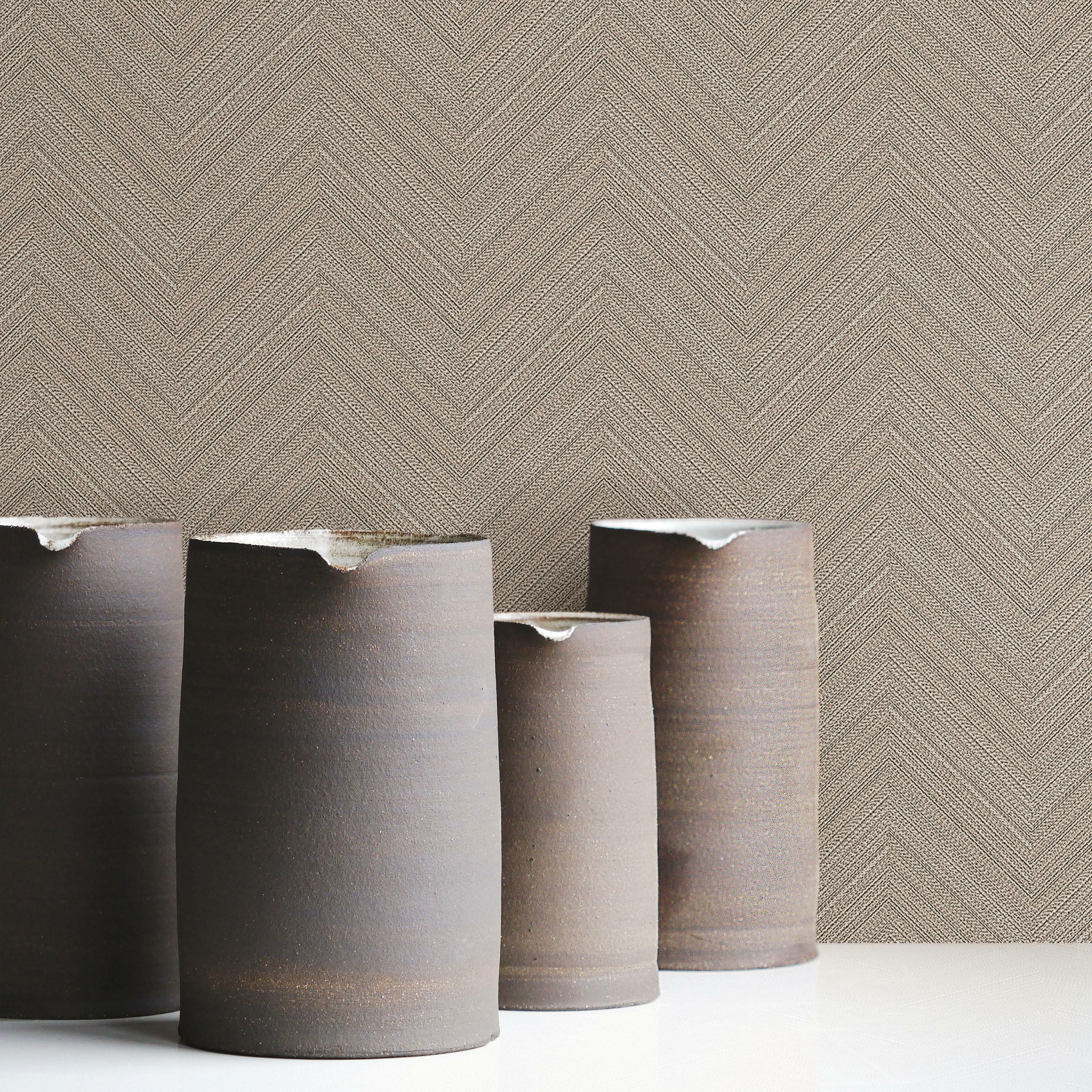 RoomMates RMK12010RL Brown and Taupe Herringbone Weave Peel and Stick Wallpaper RoomMates RMK12010RL Brown and Taupe Herringbone Weave Peel and Stick Wallpaper