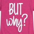 thumbnail image 3 of Instant Message - But Why - Toddler & Youth Girls Short Sleeve Graphic T-Shirt, 3 of 6