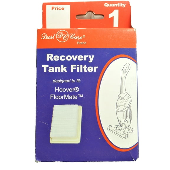Hoover Floormate 3000/3030 Recover Tank Filter, Dust Care Replacement Brand, designed to fit Hoover Floor Mate