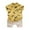 Yellow, variant on LWNYDPLSD Toddler Boy 2 Piece Summer Outfits Baby Boys One Year Old Birthday Set 1T 2T 3T 4T Kids Cartoon Print Button Down Short Sleeve Shirts & Shorts Beach Holiday Vacaction Suit