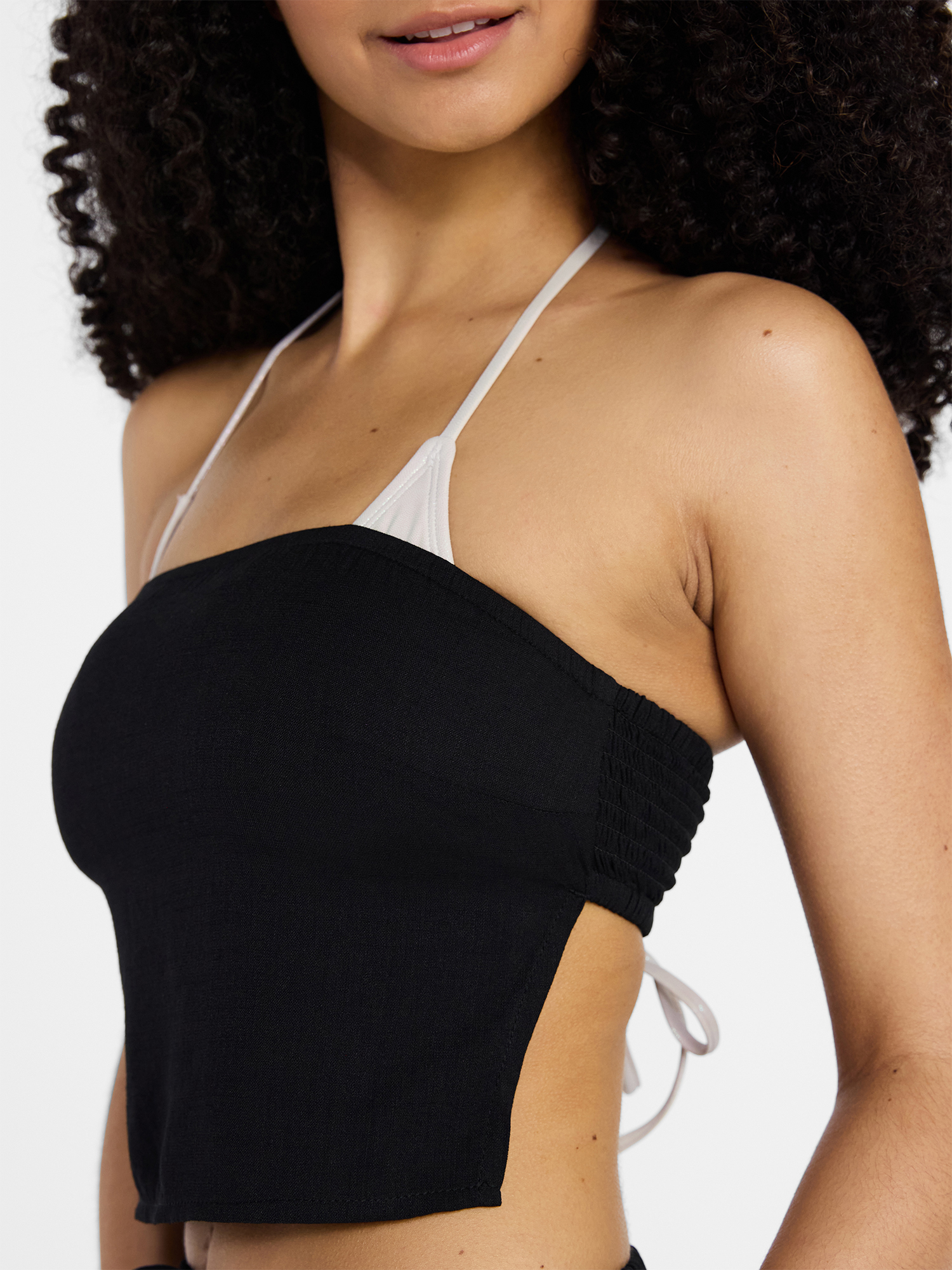 No Boundaries Tube Top Bikini Coverup, Women's XXS-XXL