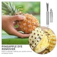 thumbnail image 4 of FELTECHELECTR Pelador de piña de acero inoxidable (6 piezas, plateado), 4 of 6