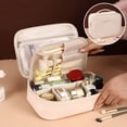 thumbnail image 5 of Large Capacity Cosmetic Bag, Portable Cosmetics Compartment Storage Bag, 5 of 9